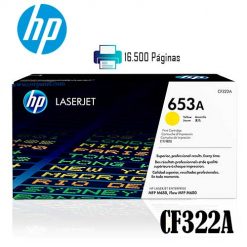 Toner Hp 653A Yellow