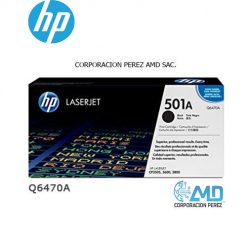 TONER HP 501A NEGRO Q6470A L.J. 3600/3800