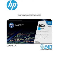 TONER HP 503A CYAN Q7581A L.J. 3800