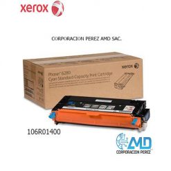 TONER XEROX 106R01400 PHASER 6280 CYAN Color Cian, Rendimiento 5900 página.
