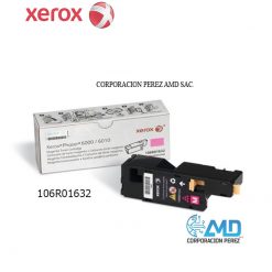 TONER XEROX 106R01632 PARA 60006010 Color Magenta, Rendimiento 1000 páginas.