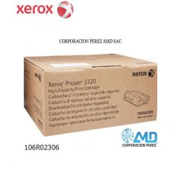 TONER XEROX 106R02306 PH 3320 Color Negro, Rendimiento 11000 páginas.