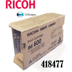 TONER RICOH 418477 NEGRO IM600
