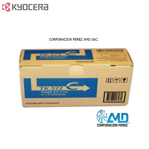 TONER KYOCERA TK-572C CIAN PARA FS-5400DN 12K