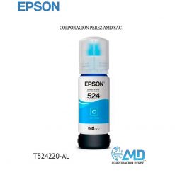 MARCA: EPSON, MODELOS: T524220-AL, COLOR: CIAN,  PRODUCTO: ORIGINAL, RENDIMIENTO: 7500 PAGINAS.