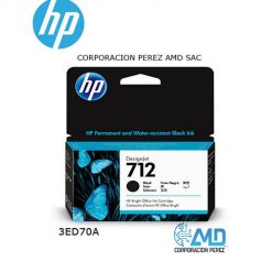 TINTA HP 3ED70A (712A) 38ML BLACK