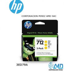 TINTA HP 3ED79A (712A) 3 PACK 29ML YELLOW