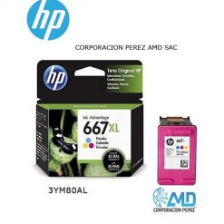 TINTA HP 3YM80AL (667XL) TRICOLOR (DJ 2775 4175)