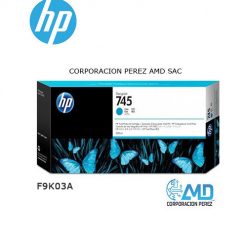 TINTA HP F9K03A (745A) 300ML CYAN