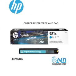 TINTA HP J3M68A (981A) CYAN 6000 PAG