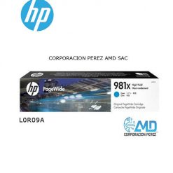 TINTA HP L0R09A (981X) CYAN 10000 PAG