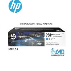 TINTA HP L0R13A (981Y) CYAN 16000 PAG