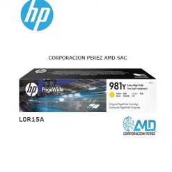 TINTA HP L0R15A (981Y) YELLOW 16000 PAG