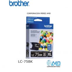 TINTA BROTHER LC-75BK MFC-J6710 BLACK 600PG