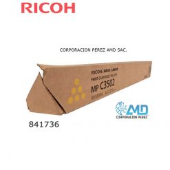 TONER RICOH 841736 YELLOW MP C3002C3502 18 KPG