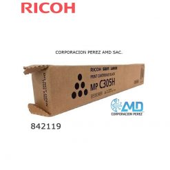 TONER RICOH 842119 MP C305 BLACK 12KPG