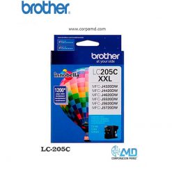 TINTA BROTHER LC-205C CIAN