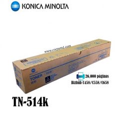 TONER KONICA MINOLTA TN514K NEGRO