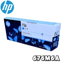 Cartucho de Tinta HP 676M6A 738 Cyan